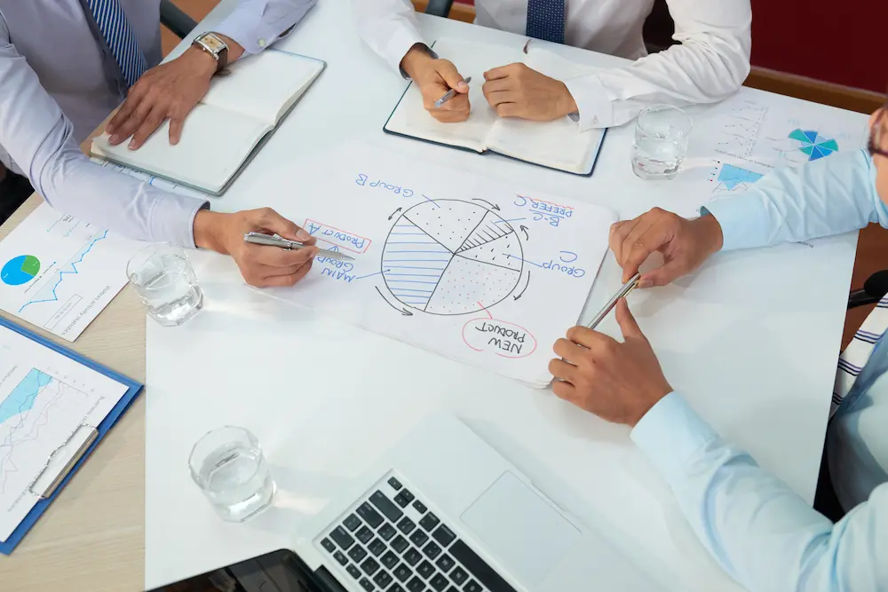Workflow from reconciled accounting actuals to variance analysis and an updated forecast